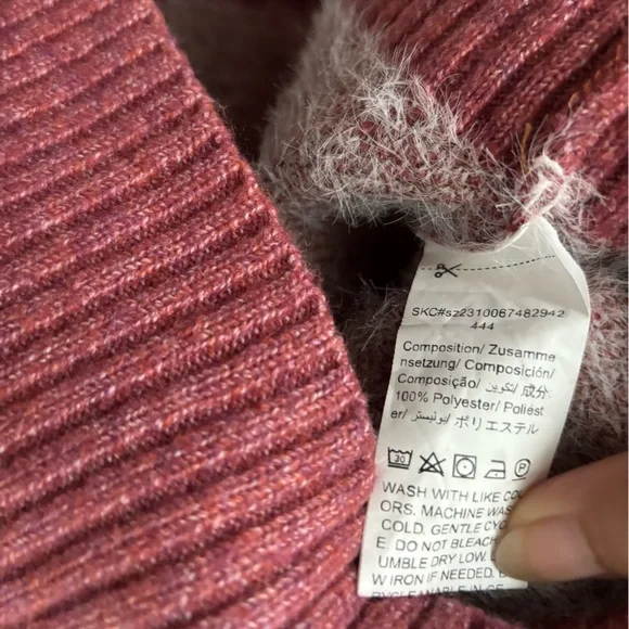 Floral Pink Cardigan Sweater in size small - Picture 5 of 5